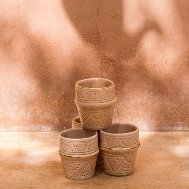 2 petites tasses à café Empreinte sahara gold (8370121998655)