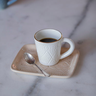 PETIT MUG EMPREINTE BLANC GOLD CERAMIC (9655098212671)