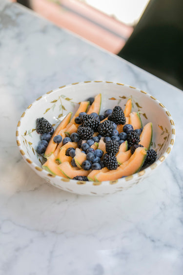 PETIT SALADIER BAS FEUILLES GOLD (9687742710079)