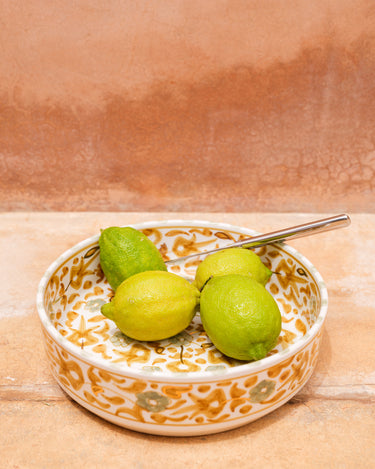 Plat droit Fleurs mimosa gold (9207115022655)