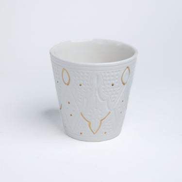 PETIT CACHE POT EMPREINTE BLANC GOLD (15010463482239)