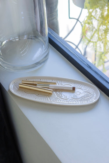 PLATEAU DÉCORATIF OVAL