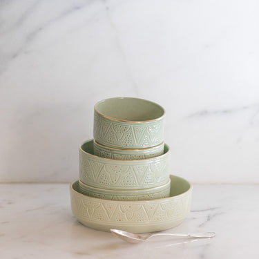Plats de service droits Empreinte mint gold (6549292318762)