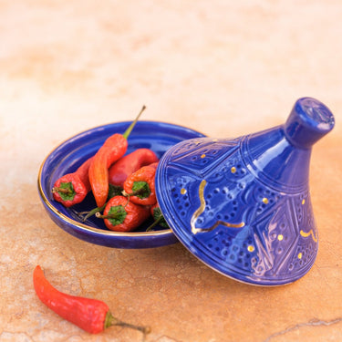 Tajine empreinte bleu majorelle gold (6850978611242)