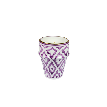 Bougie tasse beldi Fassia lilas gold (8700838084927)
