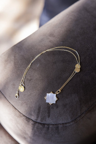 CHAÎNE ÉTOILE DE NACRE