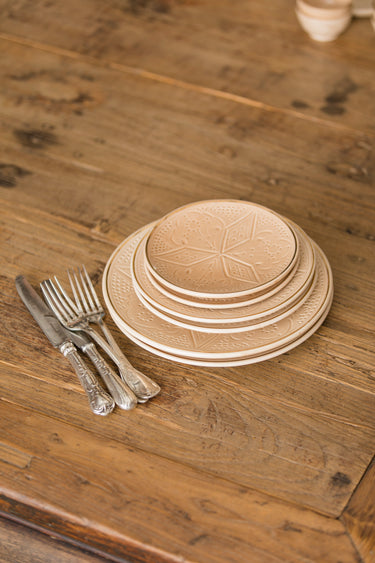 Assiettes Empreinte sahara gold (4252918906903)