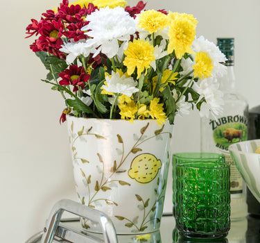 CACHE POT FRUIT CITRON GOLD (14957962592639)