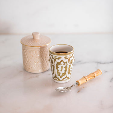 Moyenne tasse beldi Fassia kaki gold (8995195814207)