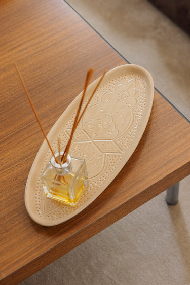 PLATEAU DÉCORATIF OVAL