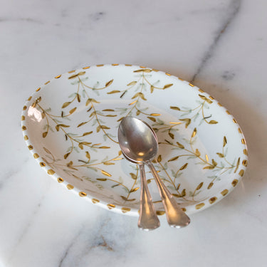 GRAND PLAT DE SERVICE OVALE FEUILLES GOLD (9687744184639)