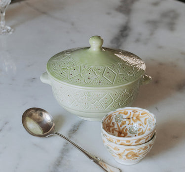 Soupière Empreinte mint gold (8261205950783)