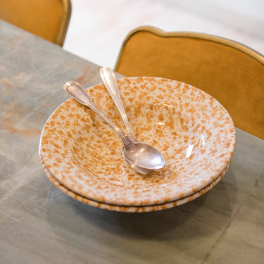 Assiette à pates granito paille (9699880632639)