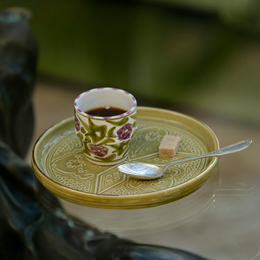 Petite tasse à café FLEURs IRIS gold (14986095001983)
