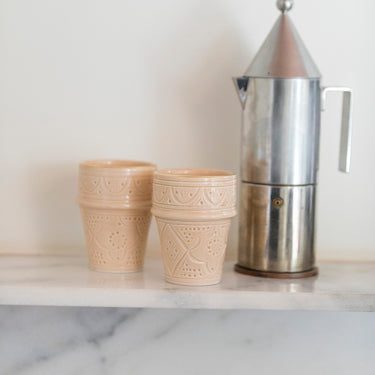 2 GRANDES TASSES BELDI EMPREINTE SAHARA GOLD (9654285041983)
