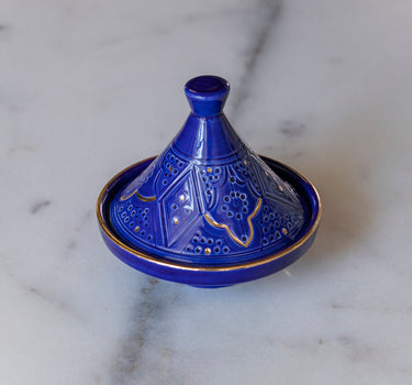 Tajine empreinte bleu majorelle gold (6850978611242)