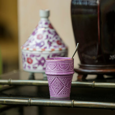 Moyenne tasse beldi Empreinte lilas gold (8261394235711)