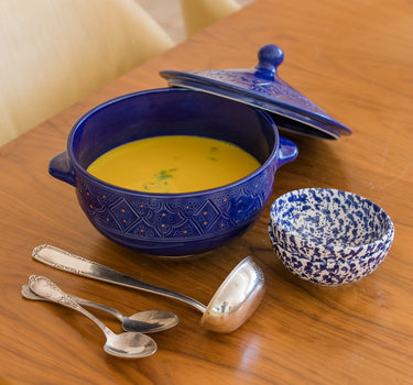 Soupière Empreinte bleu majorelle (14949515100543)