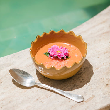 BOLS ET SALADIER TAZZA CURRY GOLD (14785238466943)