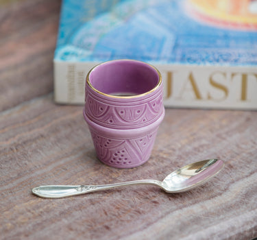Petite tasse à café Empreinte lilas gold (8261397610815)