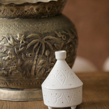 Boîte tajine Empreinte blanc gold (6788150591530)