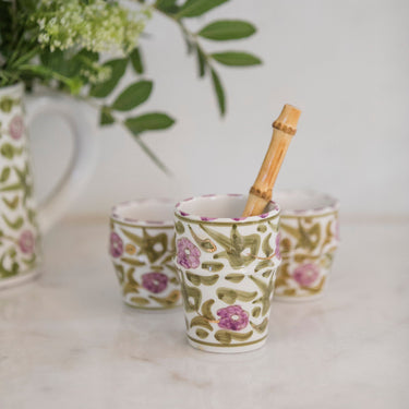 Moyenne tasse à café FLEURS IRIS gold (14986095231359)
