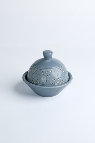 Boîte à délice Empreinte bleu stone gold (6901396635690)