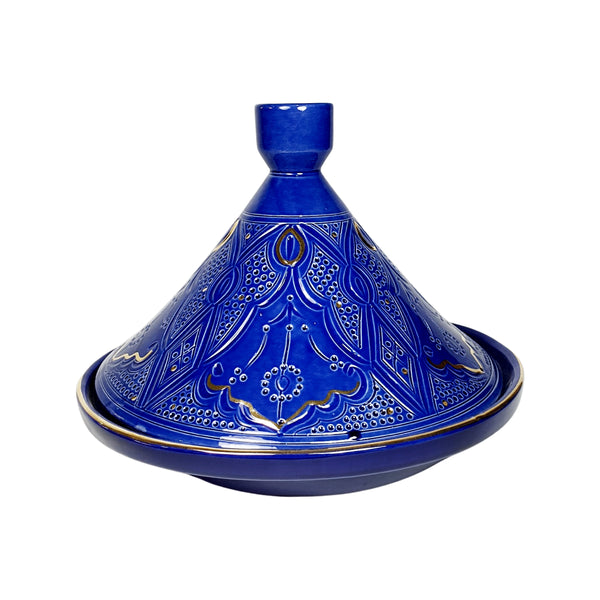 Tajine empreinte bleu majorelle gold (6850978611242)