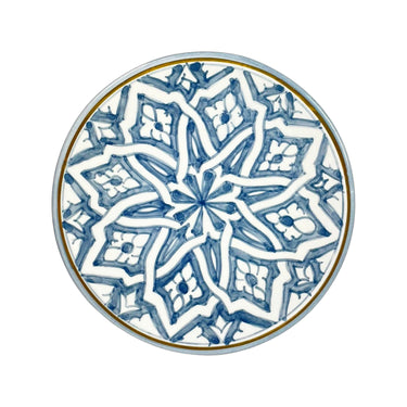 ASSIETTE FASSIA BLEU GRIS GOLD (6900775092266)