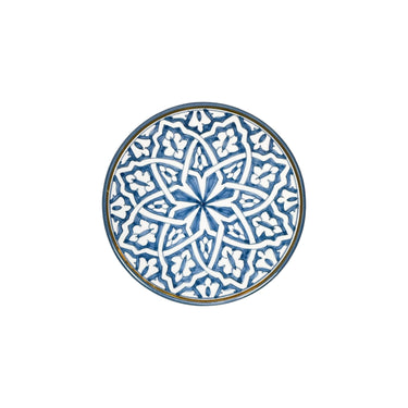 ASSIETTE FASSIA BLEU GRIS GOLD (6900775092266)