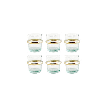 6 VERRES BELDI + CERCLE EN MAILLECHORT (1505511538711) (6633657270314)