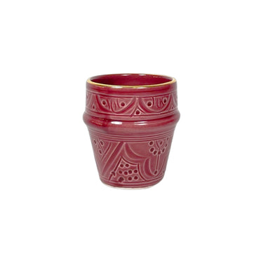 Tasse à café empreinte aubergine gold (8046834549055)