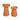 DUO BOUGEOIR PIEDESTALE TADELAKT TERRACOTTA (6901233352746)