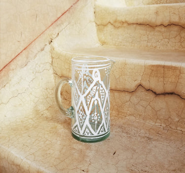 CARAFE AVEC ANSE EN VERRE DECORE (10335012487)
