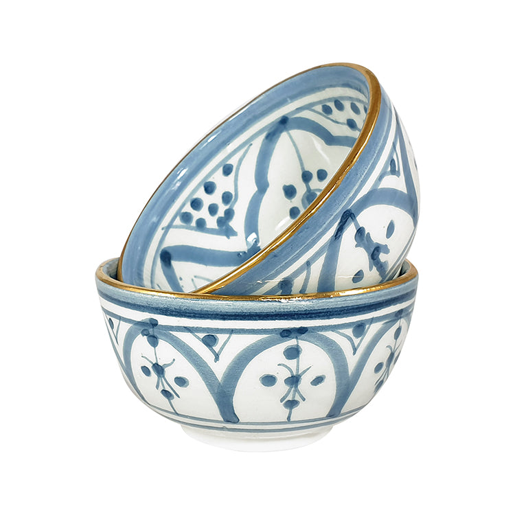 2 MINI BOLS CÉRAMIQUE BLEU GRIS GOLD (4475652177962)