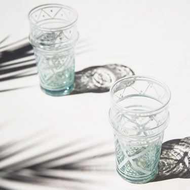 6 VERRES BELDI GM EN VERRE RECYCLE DECORE (3940077862935)