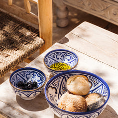 BOLS ET SALADIER BLEU FONCE CÉRAMIQUE GOLD (4528725557290)