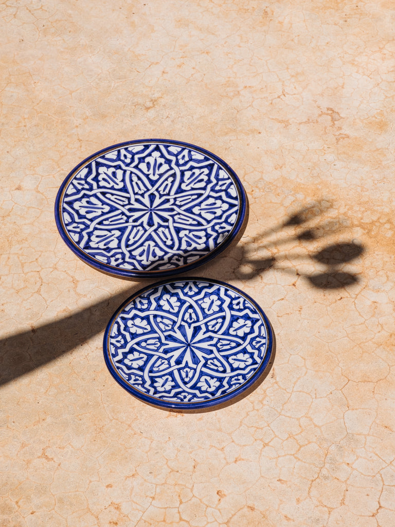ASSIETTE FASSIA bleu majorelle GOLD (6850983526442)