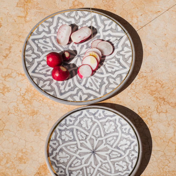 ASSIETTE FASSIA GRIS GOLD (6779306704938)