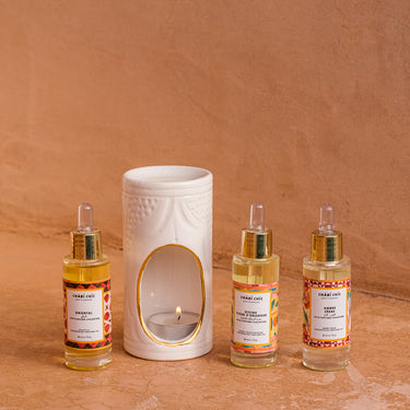 DIFFUSEUR PARFUM CÉRAMIQUE EMPREINTE BLANC GOLD (10341536519)