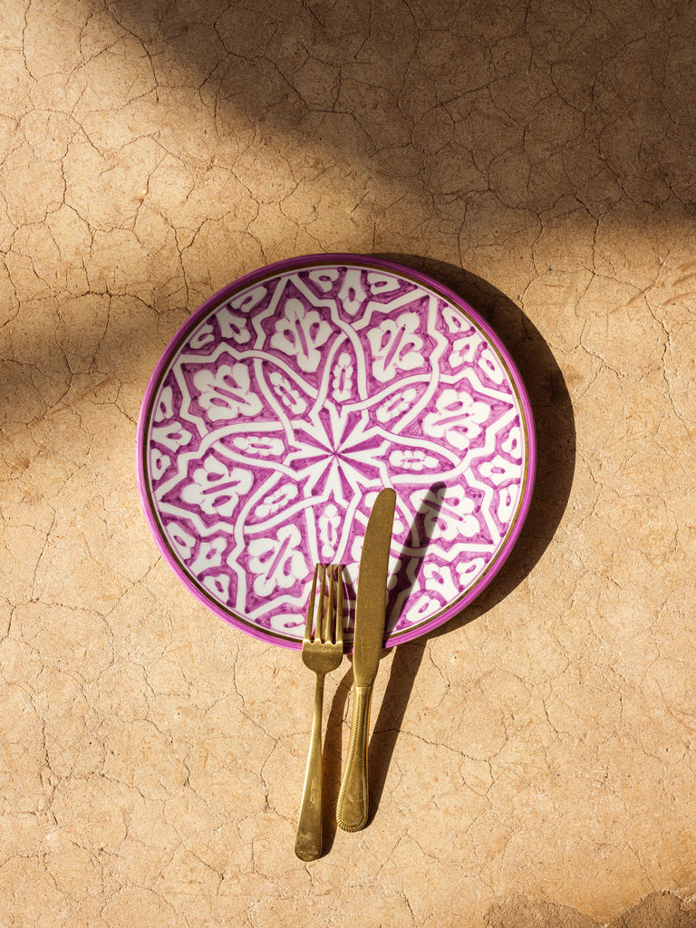 Assiettes Fassia lilas gold (8261232394559)