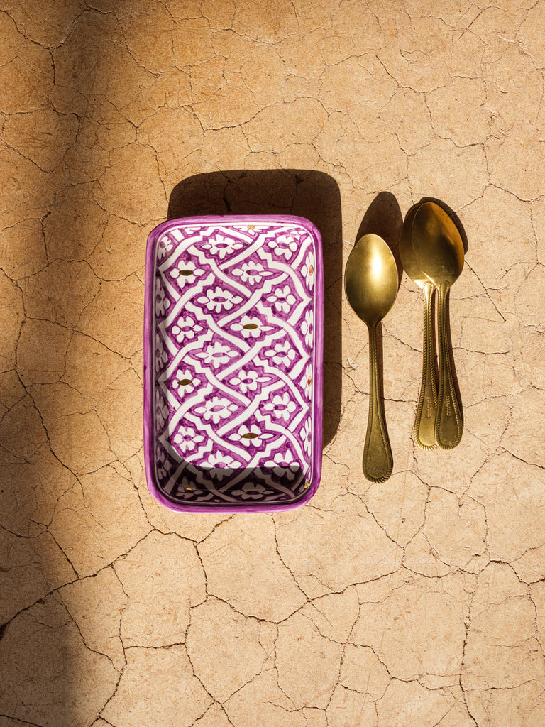 Grand plateau rectangle Fassia lilas gold (8327019692351)