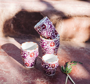 Grande tasse beldi Fleurs lilas aubergine gold (8279457857855)