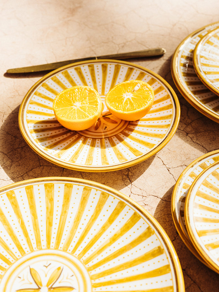 Assiettes Sunflower paille gold (8298949968191)