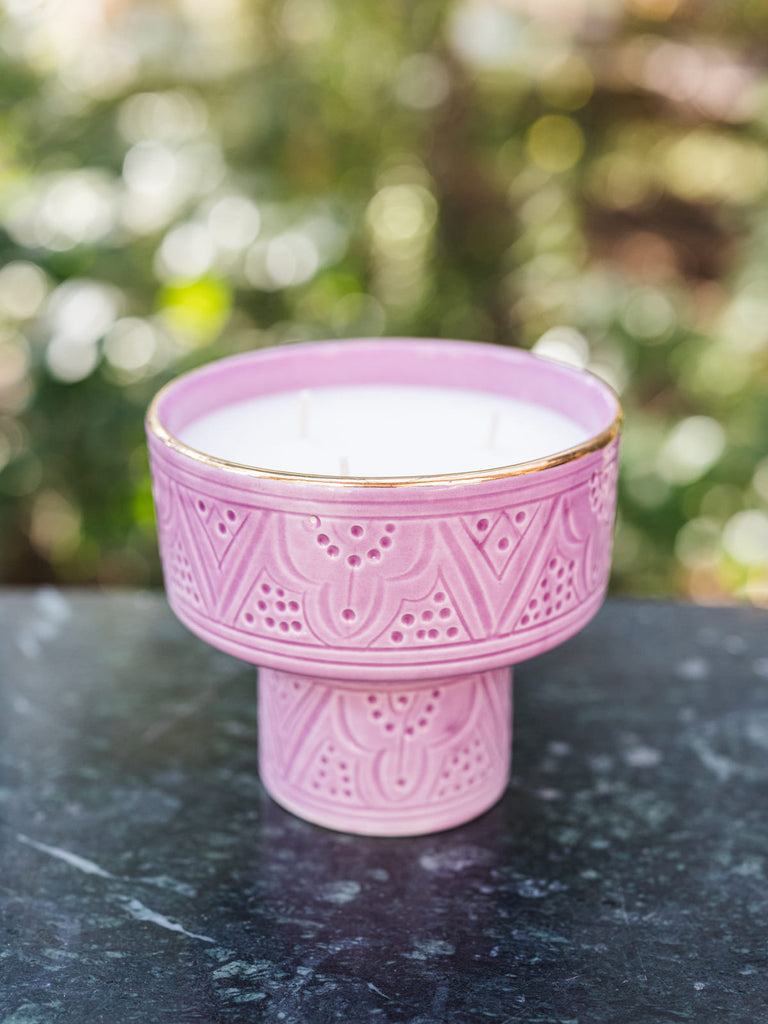 Petite bougie bol apéritivo Empreinte lilas gold (8298649485631)
