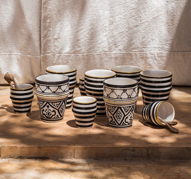 2 TASSES BELDI CÉRAMIQUE NOIR GOLD (384012222497)