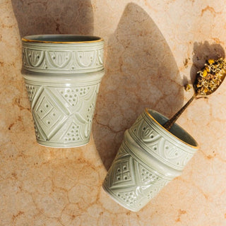 TASSE BELDI EMPREINTE VERT AMANDE GOLD (1584255926295)