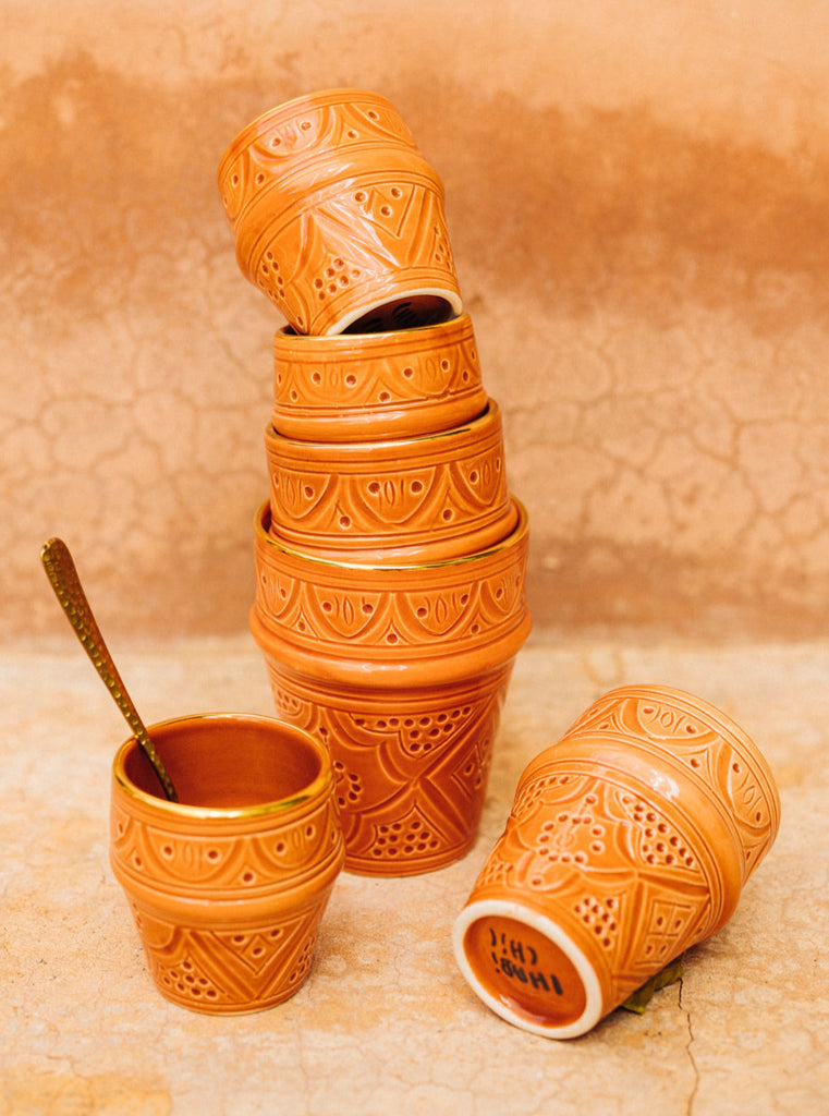 TASSE BELDI MM EMPREINTE MARSALA GOLD (6901411086378)