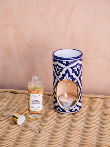 DIFFUSEUR PARFUM CÉRAMIQUE FASSIA BLEU MAJORELLE GOLD (6820927307818)