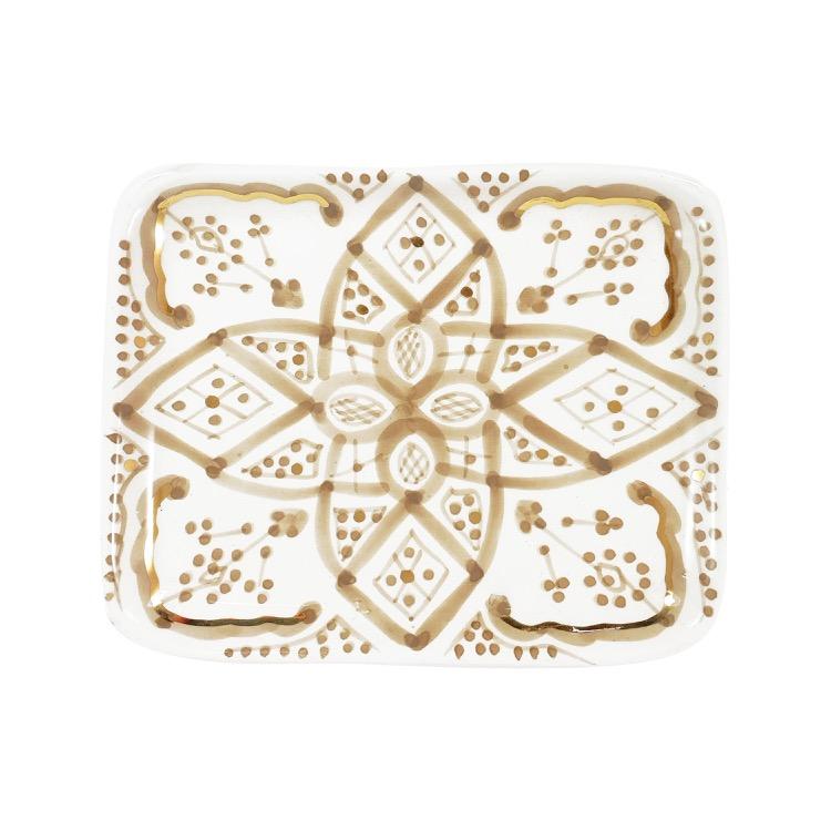 PETIT PLATEAU CÉRAMIQUE SABLE GOLD (6791005732906)
